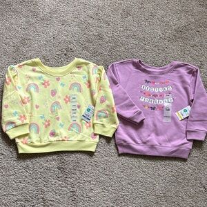 NWT 2T Garanimals Toddler Girls Pullover Sweatshirts